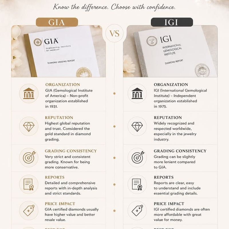 Diamond Certification Explained: IGI vs GIA