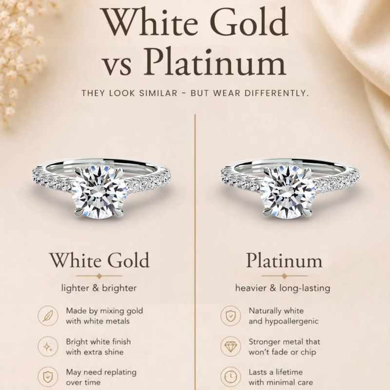 Platinum vs White Gold: What's the Difference?