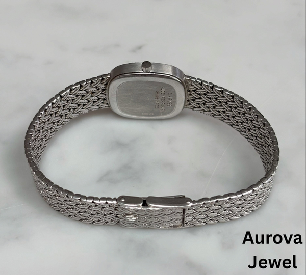 Diamond Bezel Watch | Luxury Diamond Dress Watch | Swiss Style Diamond Watch