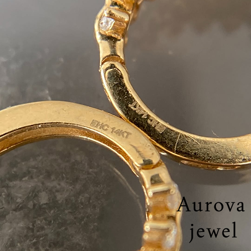 Diamond Hoop Earrings | Gold Huggie Diamond Earrings