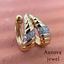 Diamond Huggie Hoop Earrings | Pavé Gold Diamond Hoops