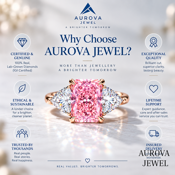 Pink Radiant Cut Engagement Ring, Three Stone Diamond Ring, Pear Side Stones, Unique Bridal Gift for Her