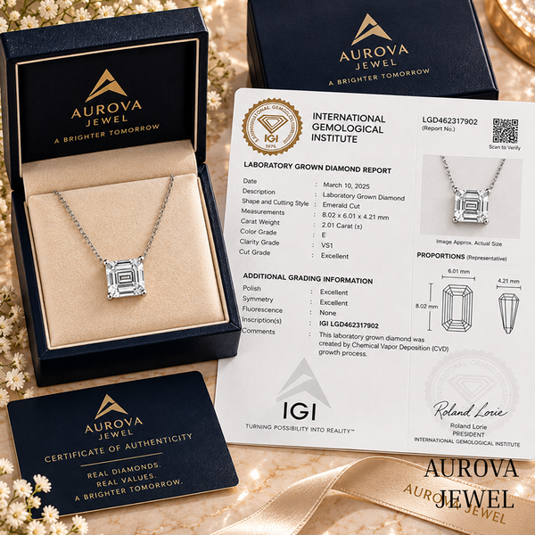 Asscher Cut Solitaire Necklace, Silver Square Pendant, Dainty White Gemstone Necklace, Minimalist Bridal Jewelry Gift for Her