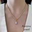 Emerald Cut Diamond Pendant Necklace in 14K Yellow Gold | Lab-Grown Diamond Necklace