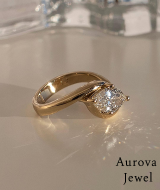 Cushion Cut Lab Grown Diamond Twist Engagement Ring in Yellow Gold