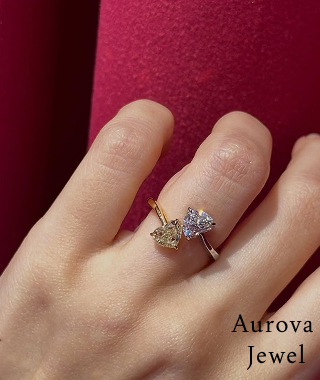 1.00 CT Heart Diamond Ring, 14K Yellow Gold Solitaire, Dainty Engagement Ring