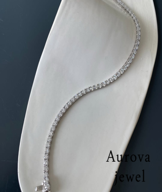 Classic Diamond Tennis Bracelet in Gold | 3.00 CTW Elegant Line Bracelet for Women