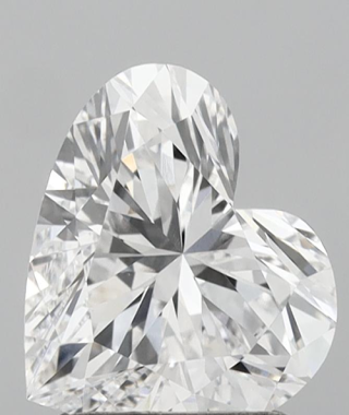 1.27 Carat Heart Shape Loose Diamond VVS2 Clarity D Color