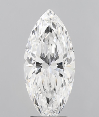 2.18 Carat Marquise Loose Diamond IF Clarity E Color