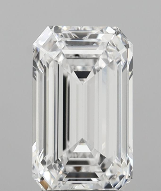 2 Carat Emerald Cut Loose Diamond VVS2 Clarity D Color