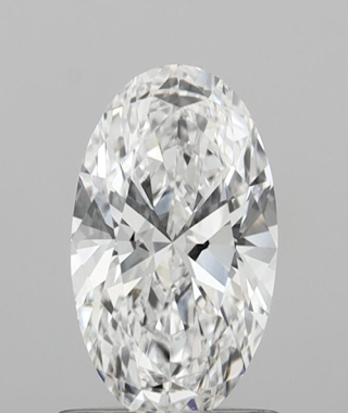 0.78 Carat Oval Loose Diamond VVS1 Clarity D Color