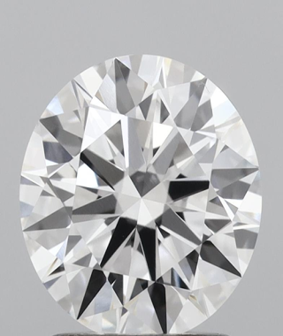 1.5 Carat Round Loose Diamond VVS2 Clarity E Color