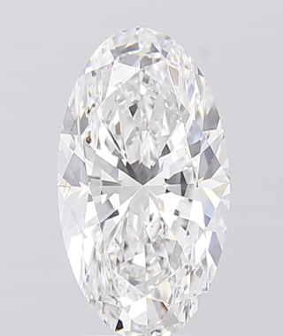 0.69 Carat Oval Loose Diamond IF Clarity D Color