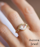 Old Mine Cut Ring – Rustic Diamond Gold Ring