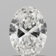 2.03 Carat Oval Loose Diamond VVS2 Clarity D Color