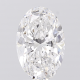 0.69 Carat Oval Loose Diamond IF Clarity D Color