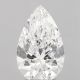 2.52 CT Pear Cut Loose Diamond | D Color VVS1 Clarity | Certified Natural Diamond