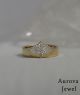 Luxury Princess Cut Solitaire Diamond Engagement Ring in 14K Yellow Gold – Modern Statement Bridal Ring for Women