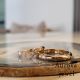 Luxury Matching Diamond Wedding Band Set in 14K Rose Gold – Minimalist His and Hers Couple Rings with Pavé Diamond Detail