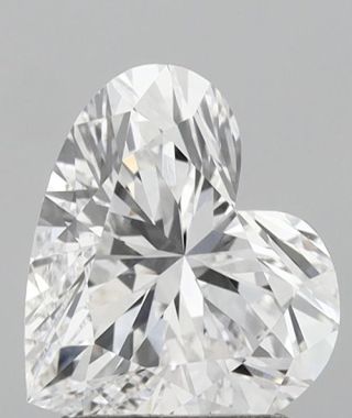 1.27 CT Heart Cut Loose Diamond | D Color VVS2 Clarity | Certified Natural Diamond