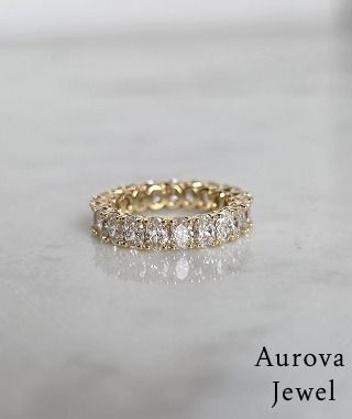 Luxury Round Brilliant Cut Diamond Eternity Band in 14K Yellow Gold – Elegant Full Eternity Wedding Ring for Women