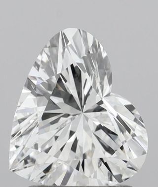 1.07 CT Heart Cut Loose Diamond | E Color VVS2 Clarity | Certified Natural Diamond
