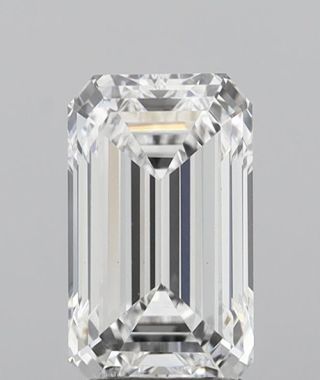 2.00 CT Emerald Cut Loose Diamond | D Color VS1 Clarity | Certified Natural Diamond